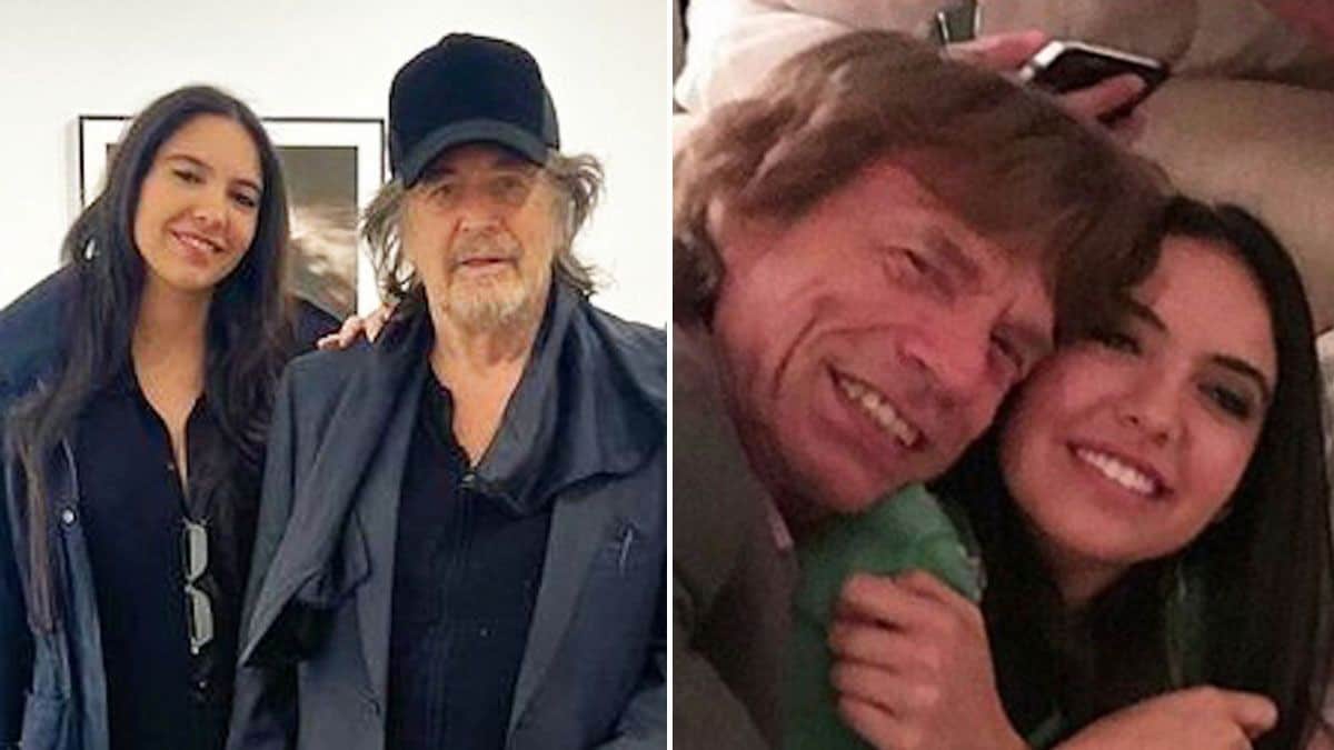 Al Pacino insidia il primato di Abramo, ha 83 anni, la ragazza incinta ne ha 30, le piacciono vecchi come Jagger
